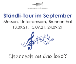 Read more about the article Ständli-Tour im September
