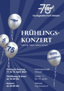 Mehr über den Artikel erfahren Jubiläums-Konzert 2026